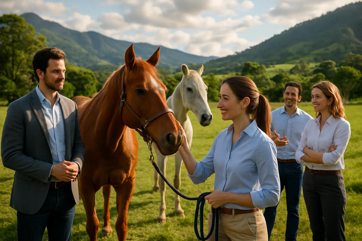 Liderazgo con caballos